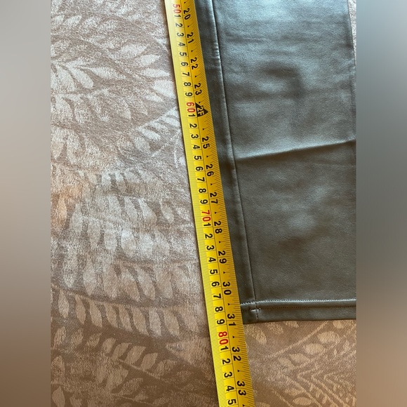 Wilfred Free Gray/Green Faux Leather Leggings - Picture 9 of 10